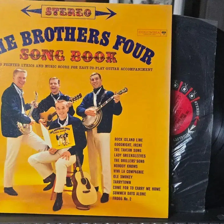 [BUNJANG] The Brothers Four Song Book Vinyl LP (1961) / The Brothers Four_Song Book_LP USA