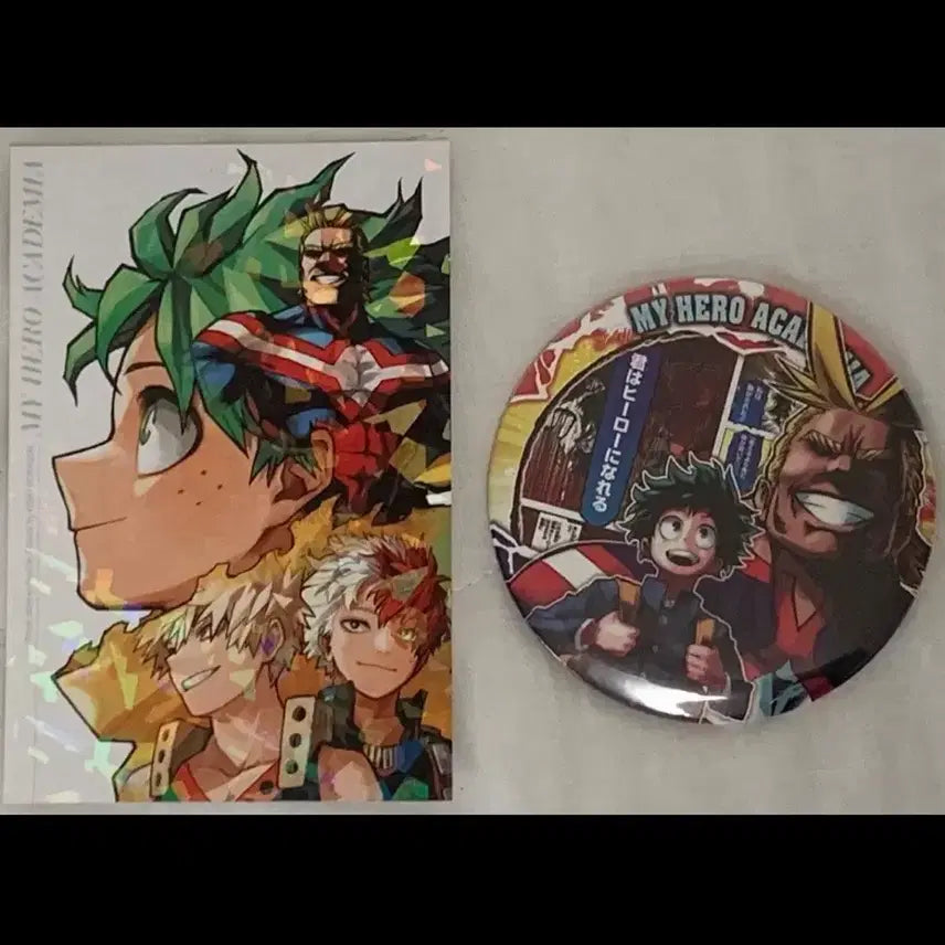 [BUNJANG] My Hero Academia Poster Postcard All Might Can Badge Pin Badge Bakugo Ichiban Kuji / 히로아카 엽서 단체 포스터 올마이트 캔뱃지 핀뱃지 나히아 바쿠고 제일복권