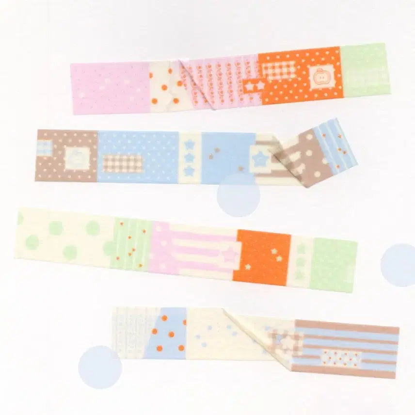 [BUNJANG] K-akee Patchwork Washi Tape Set / 케이키 패치워크 2종 마테띵