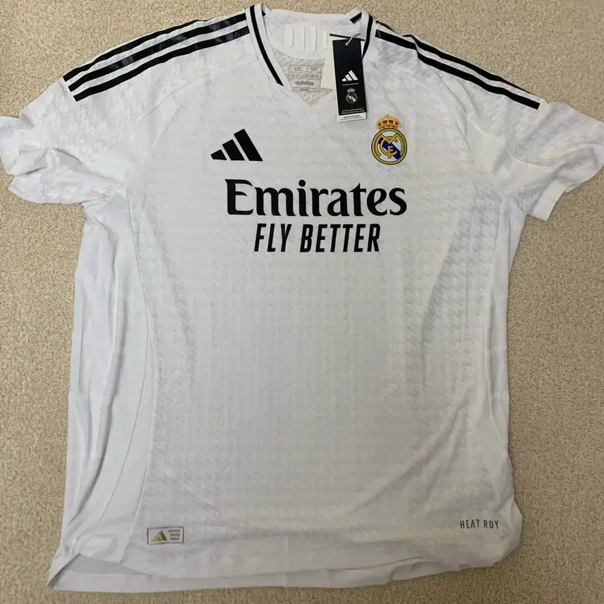 [BUNJANG] Adidas Real Madrid 2024/25 Home Authentic Jersey White 2XL / [2XL] 아디다스 레알마드리드 2024/25 홈 어센틱 저지 화이트
