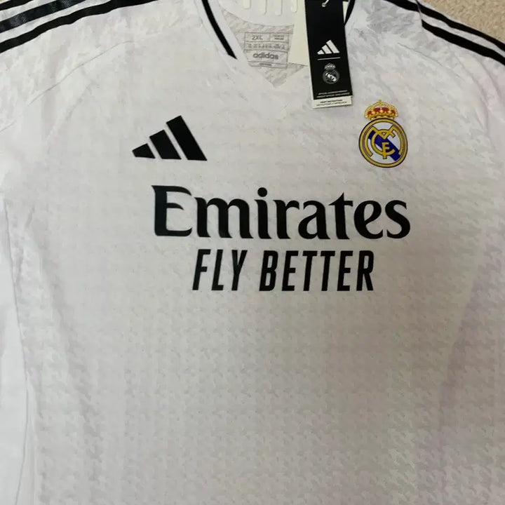 [BUNJANG] Adidas Real Madrid 2024/25 Home Authentic Jersey White 2XL / [2XL] 아디다스 레알마드리드 2024/25 홈 어센틱 저지 화이트