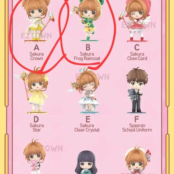 [BUNJANG] Pop Mart Cardcaptor Sakura Figure Bundle / 급처) 팝마트 카드캡터체리 피규어