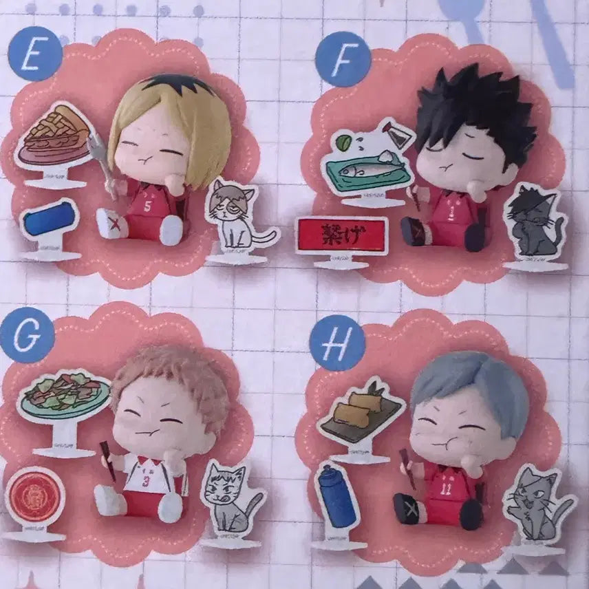 [BUNJANG] Haikyuu!! Hinata Shoyo &amp; Haiba Lev Figures / 하이큐 해피 피규어 히나타, 리에프