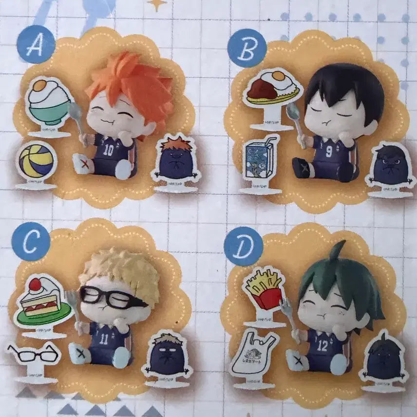 [BUNJANG] Haikyuu!! Hinata Shoyo &amp; Haiba Lev Figures / 하이큐 해피 피규어 히나타, 리에프