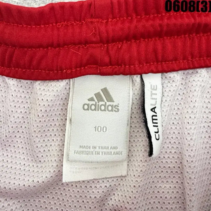 [BUNJANG] Adidas Training Shorts Red Number 25 Size 100 / 아디다스 트레이닝 쇼츠 25번 레드 100 0608