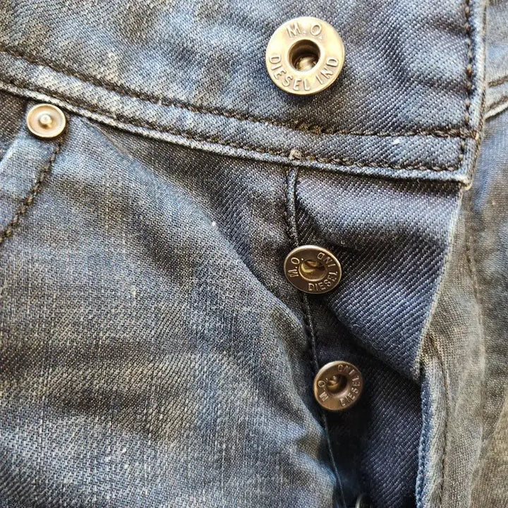 [BUNJANG] Diesel Blue Button Fly Jeans W27 L30 / 디젤 청바지 블루 버튼 플라이..디젤 청바지 W27 L30