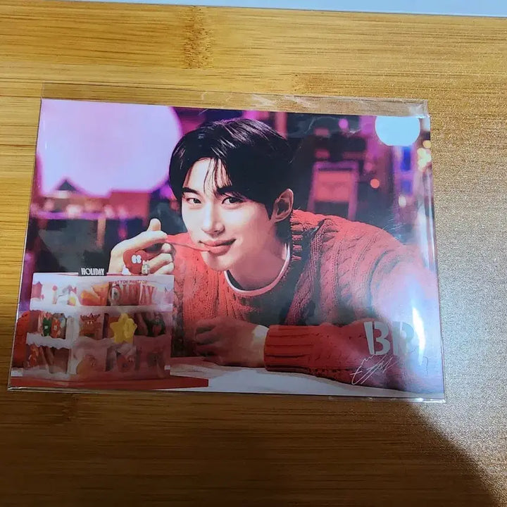 [BUNJANG] Byun Woo Seok Baskin Robbins Photocard Acrylic Stand Set / 변우석 배스킨라빈스 굿즈 일괄