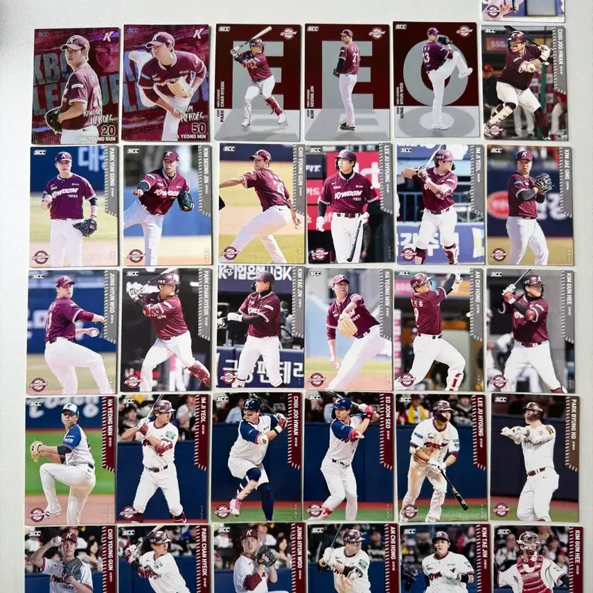 [BUNJANG] Kiwoom Heroes 2026 KBO Alphabet Card Set - Jo Young-gun, Ha Young-min / 키움히어로즈 2026 kbo 카드 조영건 홀로 하영민 홀로 키움 알파벳