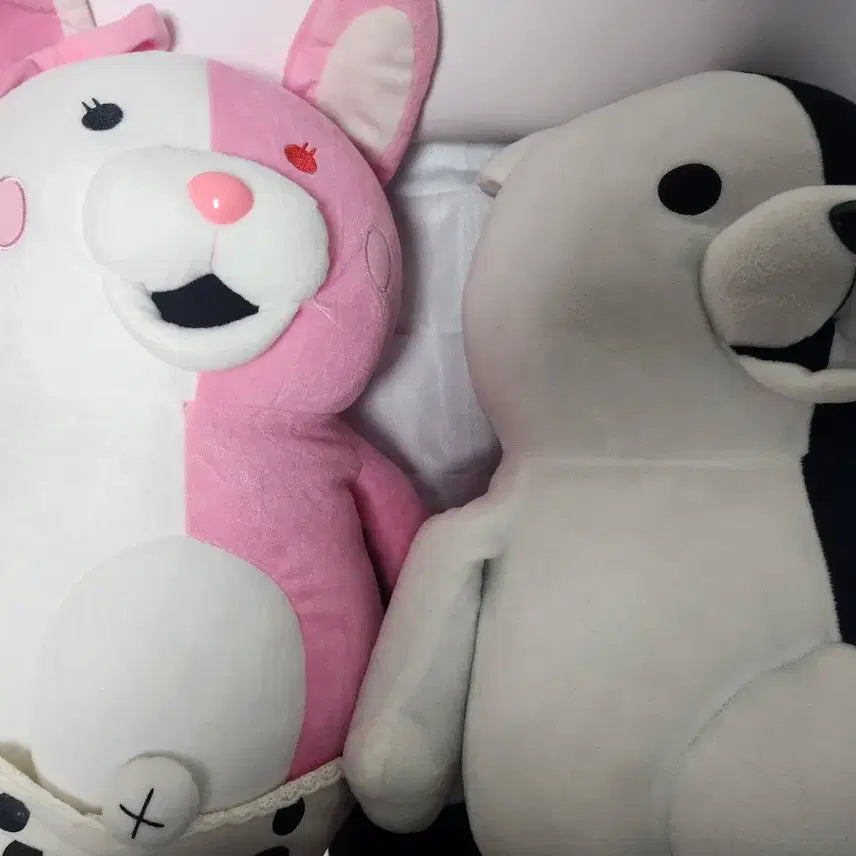 [BUNJANG] Danganronpa Monokuma &amp; Monomi Plush Set / 단간론파 모노쿠마 인형