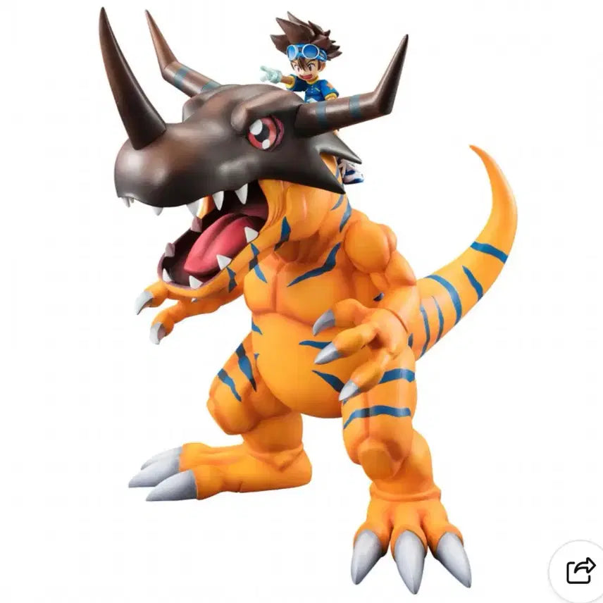 [BUNJANG] Megahouse GEM Digimon Greymon &amp; Taichi Figure (Sealed) / 미개봉 택포 30] 메가하우스 gem 디지몬 그레이몬 태일 피규어