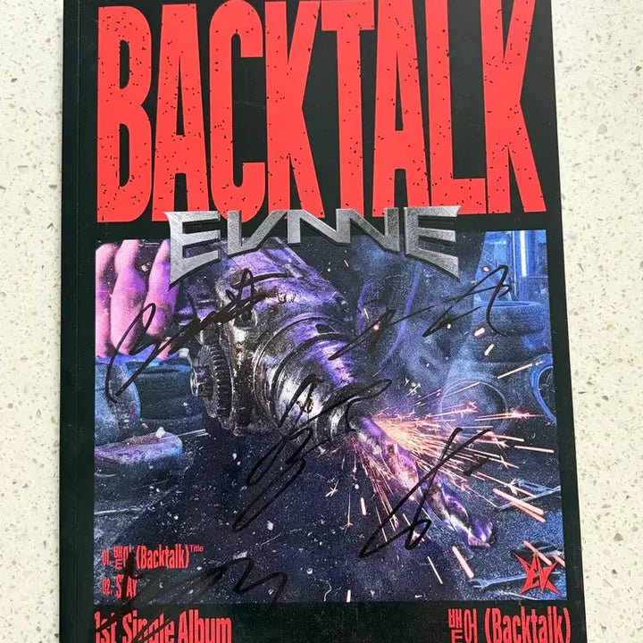 [BUNJANG] EVNNE BACK TALK Autographed Album / 이븐 뱉어(BACK TALK) 친필 싸인 앨범