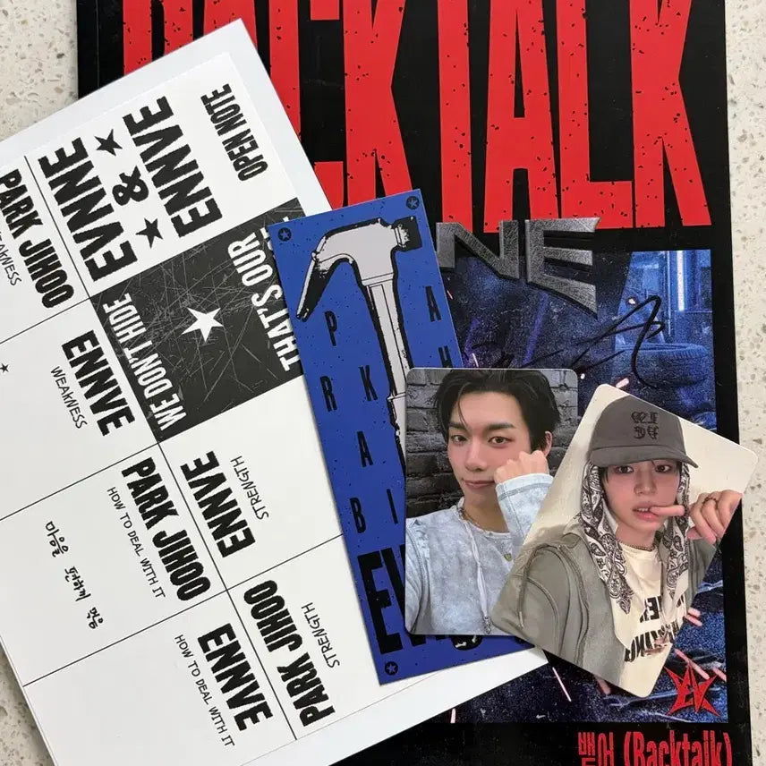 [BUNJANG] EVNNE BACK TALK Autographed Album / 이븐 뱉어(BACK TALK) 친필 싸인 앨범
