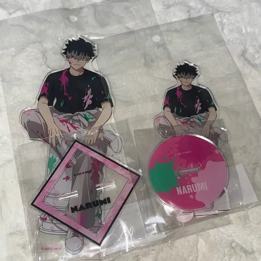 [BUNJANG] Kaiju No. 8 Narumi Gen Extra Large Paint Acrylic Stand Bundle Set / 괴수 8호 나루미 겐 페인트 아크릴 스탠드 특대 양도 판매 일괄