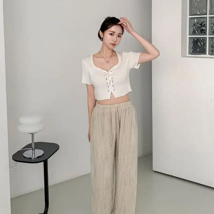 [BUNJANG] Natural Daily Pants Set (3 Colors) / 내추럴 데일리 팬츠 3색상 일괄