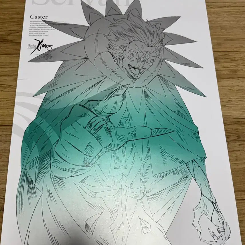 [BUNJANG] Fate/Zero Caster Early Reservation Bonus Line Art Poster / 페이트 제로 캐스터 블루레이 조기 예약 특전 선화 포스터