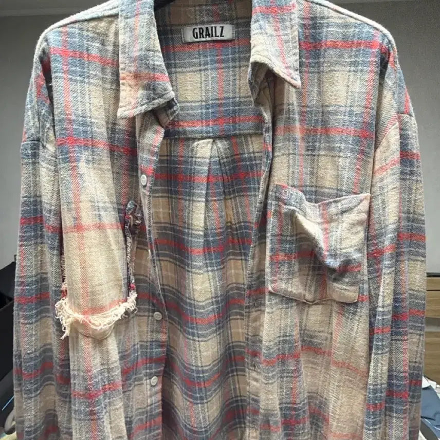 [BUNJANG] Grails Checkered Shirt / 그레일즈 체크셔츠