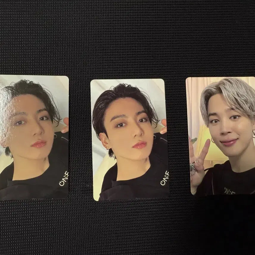 [BUNJANG] BTS Map of the Soul On: Concept Blu-ray Photocard Bundle Set (Jungkook, Jimin) / 일괄 bts 방탄 맵솔 온콘 블레 dvd jk jimin 정국 지민 포카