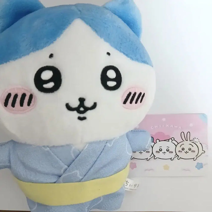 [BUNJANG] Chiikawa Hachiware Yukata Kimono Plush Doll / 치이카와 하치와레 유카타 기모노 누이 중형 인형