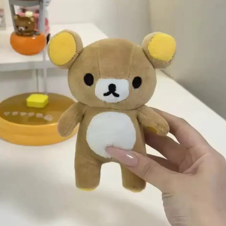 [BUNJANG] Rilakkuma Magnet Ear Plush Toy / 리락쿠마 자석 귀 인형 새상품