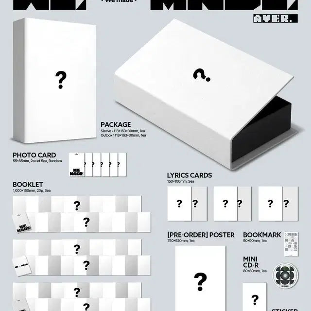 [BUNJANG] (G)I-DLE We Made Mini 9th Album Split Set (A+B Ver.) / 아이들 애플뮤직 분철 We made 미니 9집 앨범 A+B세트 i-dle