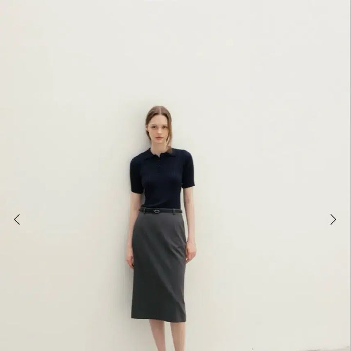 [BUNJANG] Sieh Ryh Classic Skirt Charcoal S / Sie 시에 라이클래식 스커트 차콜 s