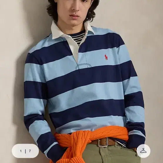 [SOLD OUT] 폴로랄프로렌 아이코닉 럭비티 클래식핏 L