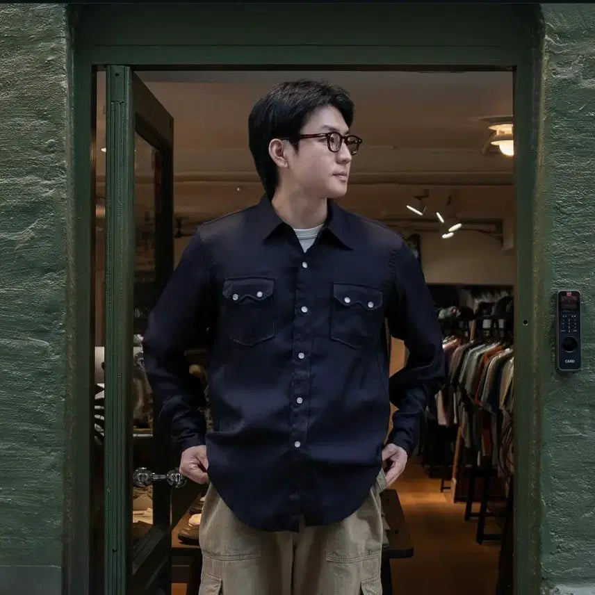 [BUNJANG] Freewheelers 1950s Rebellion Western Shirt Black / [17, 새상품]프리휠러스 1950s "REBELLION" 웨스턴 셔츠