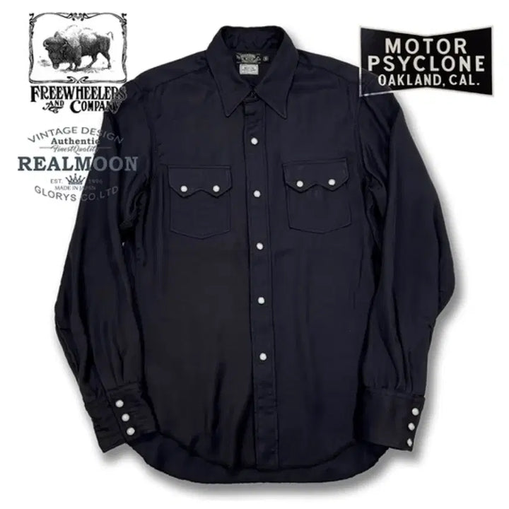 [BUNJANG] Freewheelers 1950s Rebellion Western Shirt Black / [17, 새상품]프리휠러스 1950s "REBELLION" 웨스턴 셔츠