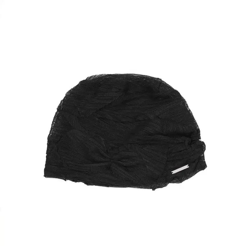 [BUNJANG] Miseki Seoul Sheer Turban Beanie / 미세키서울 쉬어 터번 비니 Sheer turban beanie