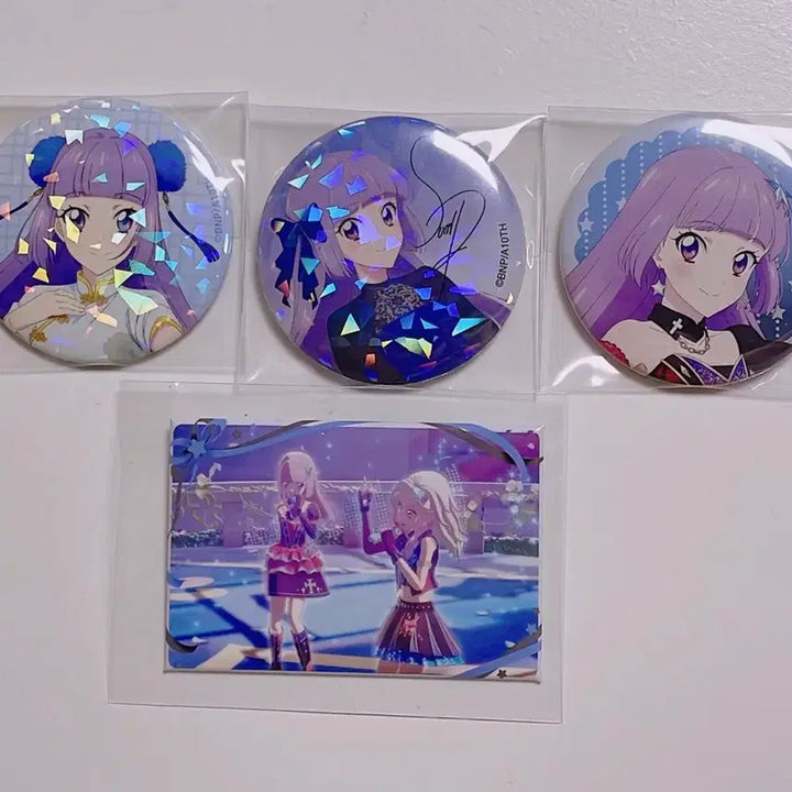 [BUNJANG] Aikatsu! Ichigo Aoi Sumire Rira Can Badge Set / 아이카츠 아이엠스타 스미레 리라 캔뱃지