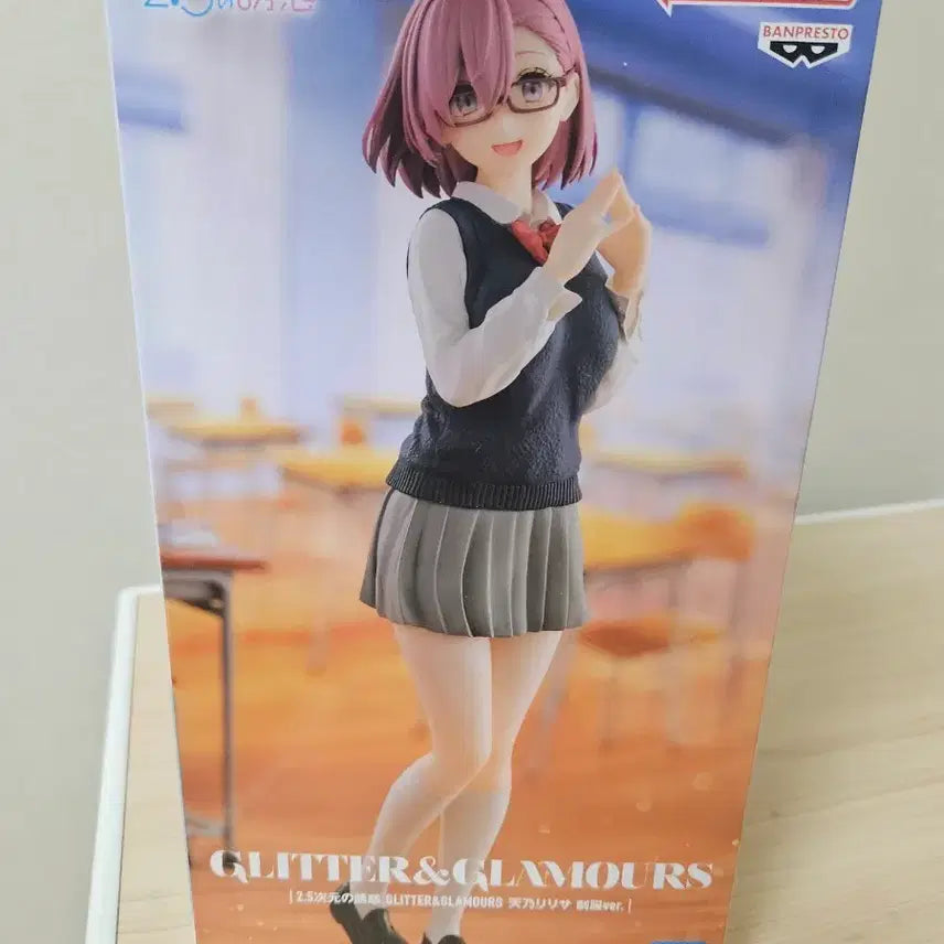 [BUNJANG] Banpresto Glitter &amp; Glamours 2.5D Ririsa School Uniform Ver. Figure / 반프레스토 GLITTER&amp;GLAMOURS 2.5차원 리리사