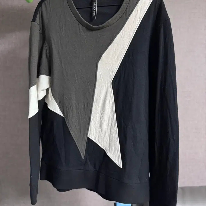 [BUNJANG] Neil Barrett Color Block Sweatshirt / NEIL barrett 닐바렛 맨투맨 M(오버사이즈 100~105)