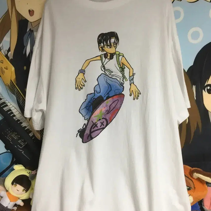 [BUNJANG] NCT WISH Sicheng Illustration T-Shirt [L] / 엔시티위시 서프 일러스트레이션 티셔츠 시온 [L]