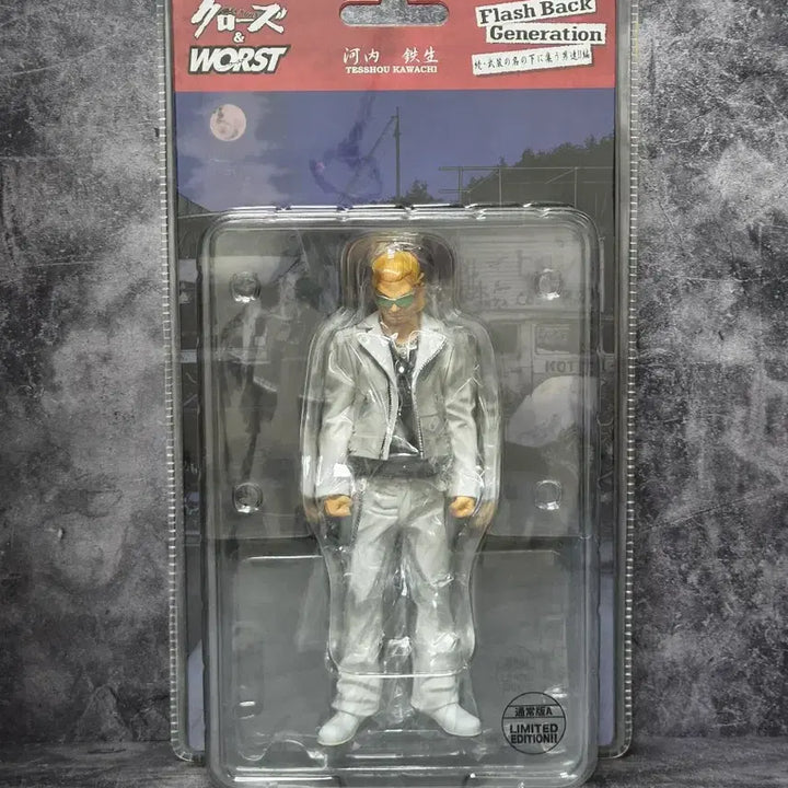 [BUNJANG] Dive Crows &amp; Worst FBG Tetsu Tsuchiya White Version Figure / dive 크로우즈&amp;워스트 FBG  무장전선 카와치 데츠쇼 피규어