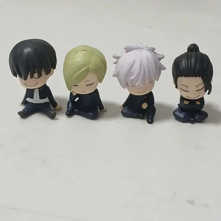 [BUNJANG] Jujutsu Kaisen Shoulder Buddy Mini Figure Set (Gojo, Geto, Nanami, Haibara) / 주술회전 어깨쿵 미니피규어 4종 세트 고죠 게토 나나미 하이바라