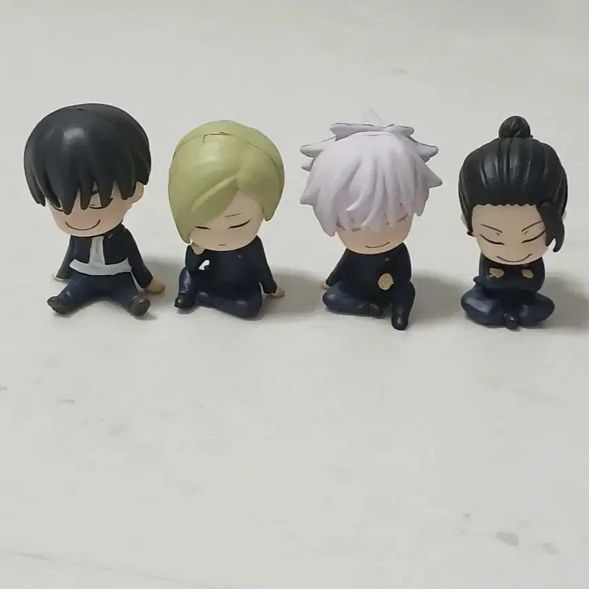 [BUNJANG] Jujutsu Kaisen Shoulder Buddy Mini Figure Set (Gojo, Geto, Nanami, Haibara) / 주술회전 어깨쿵 미니피규어 4종 세트 고죠 게토 나나미 하이바라