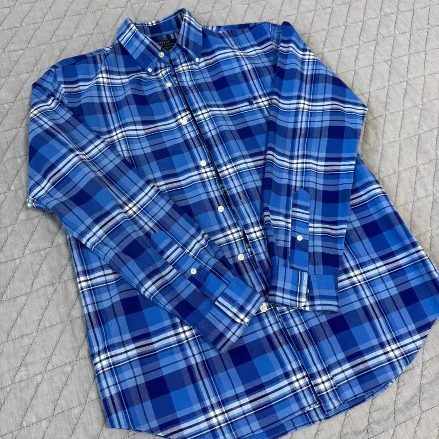 [BUNJANG] Polo Ralph Lauren Classic Fit Checkered Shirt / 폴로 랄프로렌 클래식핏 체크셔츠