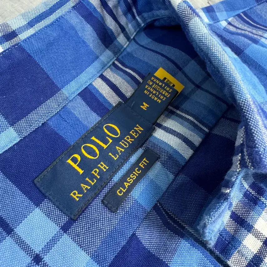 [BUNJANG] Polo Ralph Lauren Classic Fit Checkered Shirt / 폴로 랄프로렌 클래식핏 체크셔츠