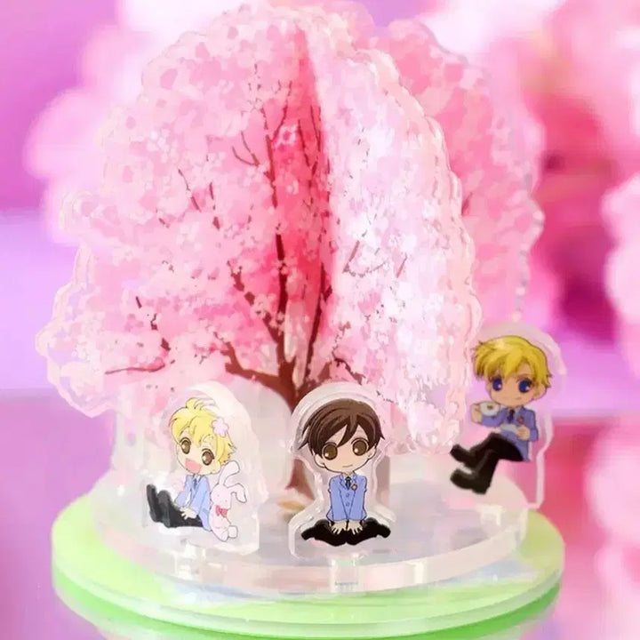 [BUNJANG] Ouran High School Host Club Cherry Blossom Rotating Acrylic Standee / 오란고교 호스트부  벚꽃 회전 아크릴