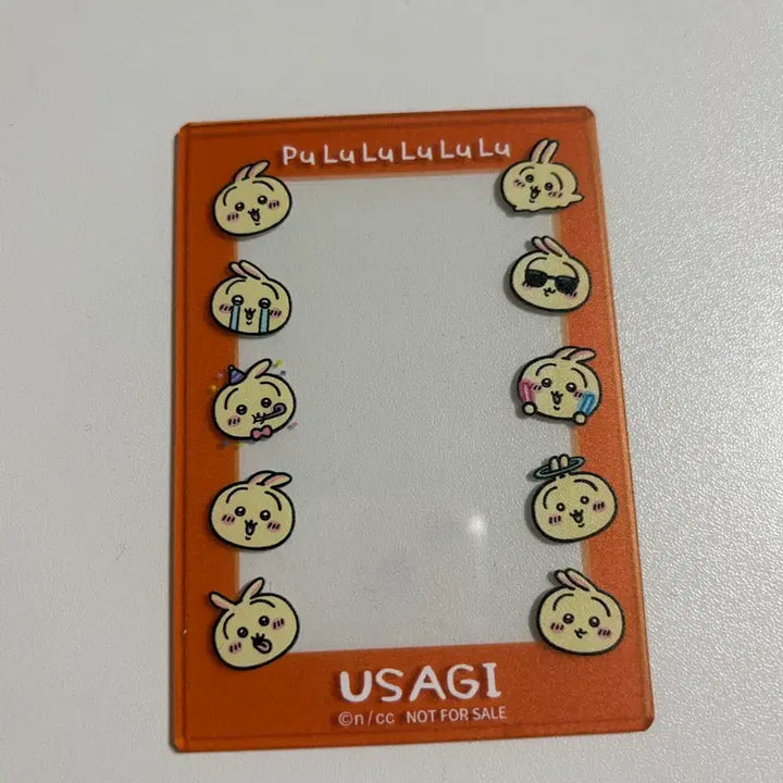 [BUNJANG] Cheekawaii Usagi Frame Photocard Holder Toploader / 치이카와 우사키 프레임 포카 케이스 홀더 탑로더