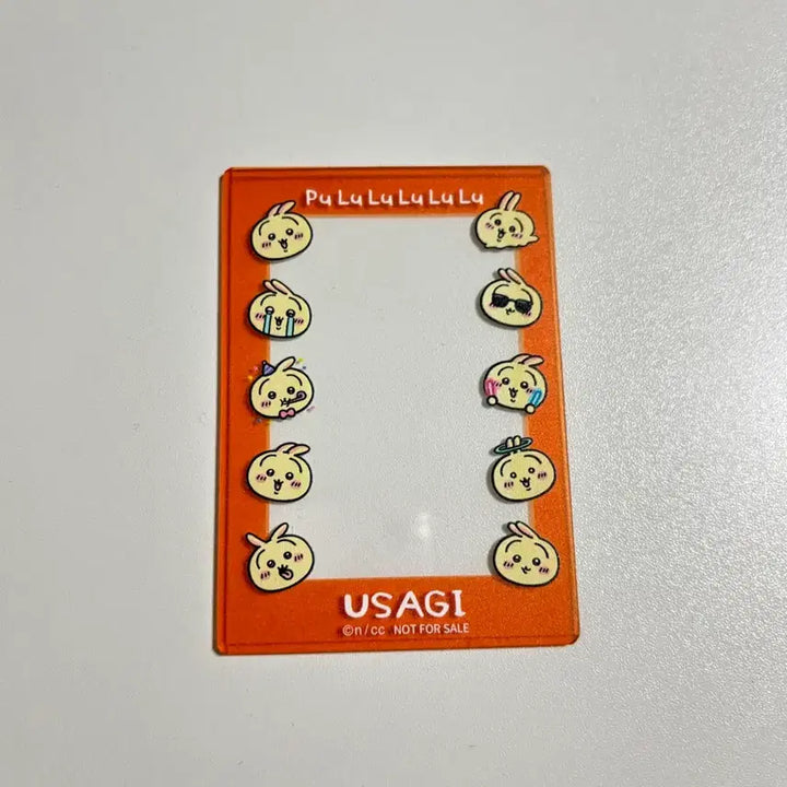 [BUNJANG] Cheekawaii Usagi Frame Photocard Holder Toploader / 치이카와 우사키 프레임 포카 케이스 홀더 탑로더