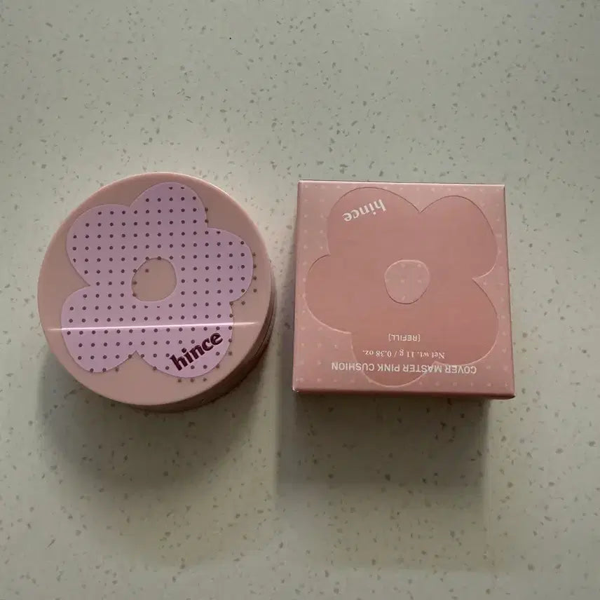 [BUNJANG] hince Cover Master Pink Cushion Edition (1 Use + Refill) / 힌스 커버마스터 핑크쿠션 에디션(1회사용+리필)