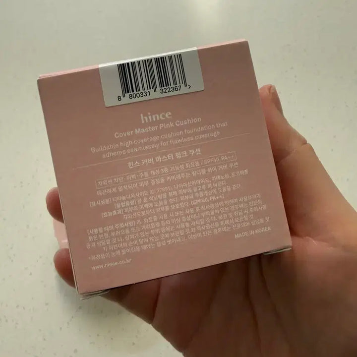 [BUNJANG] hince Cover Master Pink Cushion Edition (1 Use + Refill) / 힌스 커버마스터 핑크쿠션 에디션(1회사용+리필)