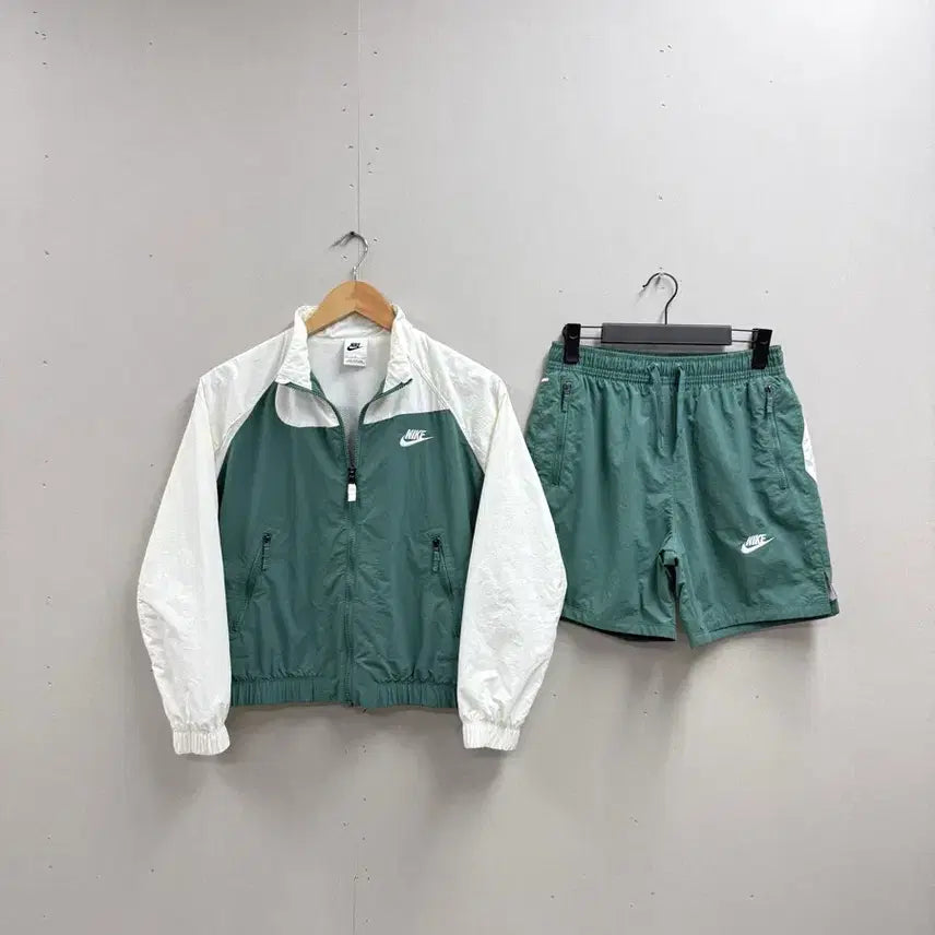 [BUNJANG] Nike Kids Woven Windbreaker + Shorts Set / 키즈 L (155) / 나이키 우븐 바람막이  + 반바지 세트 셋업