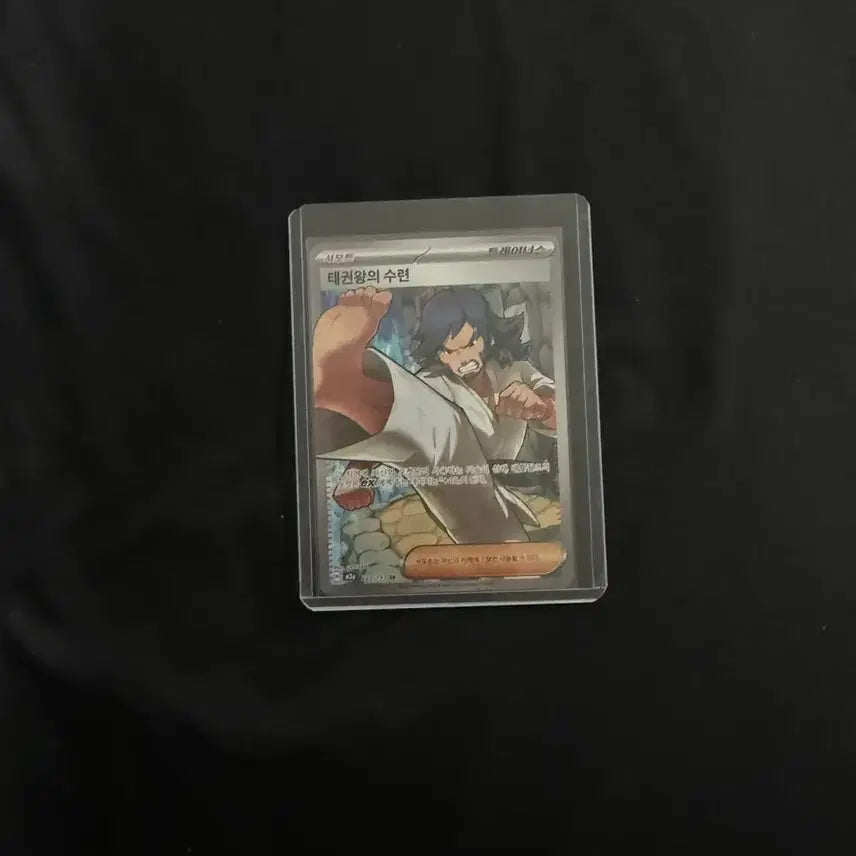 [BUNJANG] Pokémon Card "The Training of the Taekwondo King" SR / 포켓몬 카드 태권왕의 수련 sr