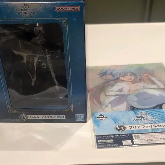 [BUNJANG] That Time I Got Reincarnated as a Slime Ichiban Kuji A Prize Rimuru Figure &amp; G Prize Clear File Set / 전생슬 제일복권 a상 리무르 피규어 g상 클리어 파일 세트
