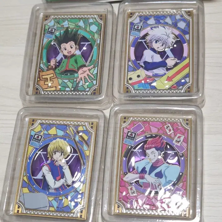 [BUNJANG] Hunter x Hunter Metal Card Bundle Set Gon Killua Hisoka Chrollo Official Merchandise / 헌터헌터 메탈카드 중국 공식 굿즈 곤 키르아 히소카 크라피커
