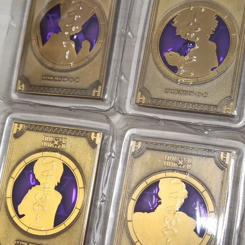 [BUNJANG] Hunter x Hunter Metal Card Bundle Set Gon Killua Hisoka Chrollo Official Merchandise / 헌터헌터 메탈카드 중국 공식 굿즈 곤 키르아 히소카 크라피커