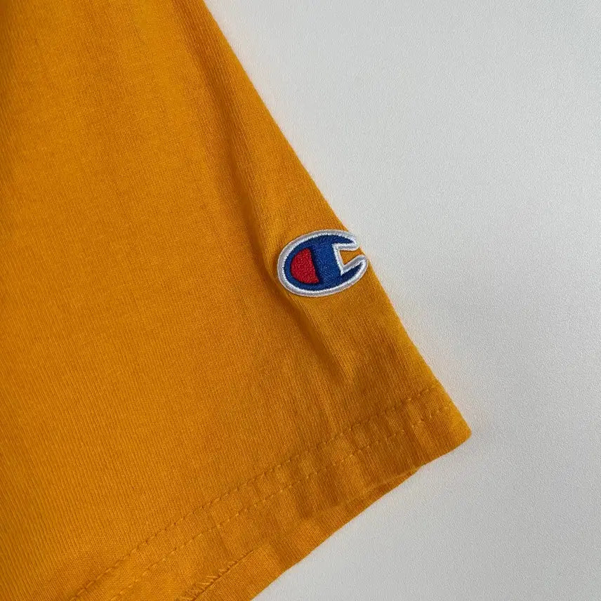 [BUNJANG] Champion Short Sleeve T-Shirt Yellow Size S / 챔피온 반팔티 옐로우 S사이즈