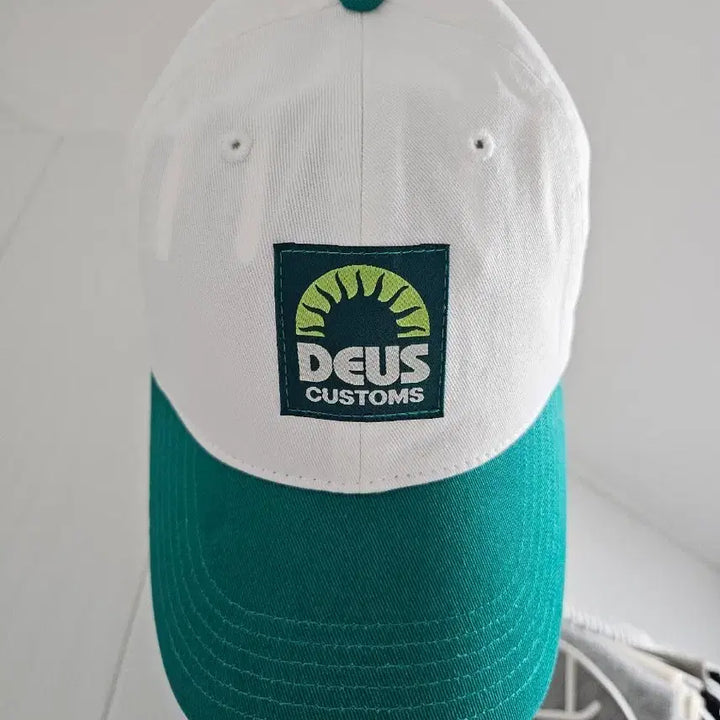 [BUNJANG] Deus Ex Machina Sonoma Custom Ball Cap White/Green / [새상품]데우스 커스텀 볼캡 화이트/그린